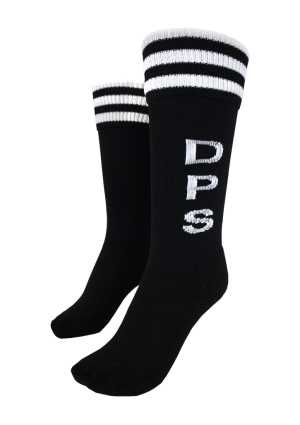 Douglas Park School Sock Black/White